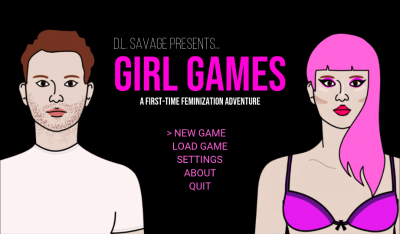 Girl Games - Menu